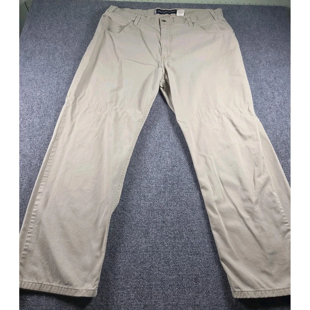Levis VTG Silver Tab Khaki Pants 90s Straight + Loose Fit Skater Men's 38x30